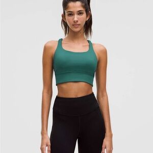 lululemon Energy Longline Bra - Green